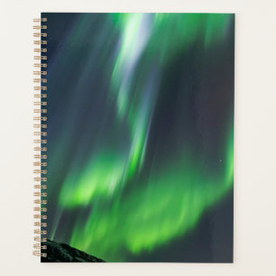 Northern Lights Glowing North Iceland Planner