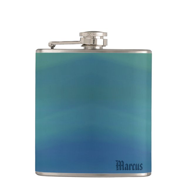 Northern Lights Hip Flask (Front)