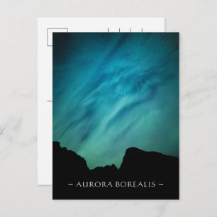 Northern Lights Holiday Postcard