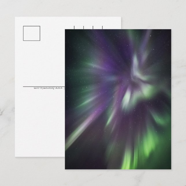 Northern Lights Holiday Postcard (Front/Back)