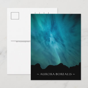 Northern Lights Holiday Postcard