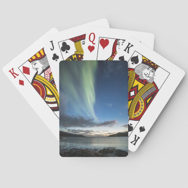 Northern Lights in Norway Playing Cards (Back)