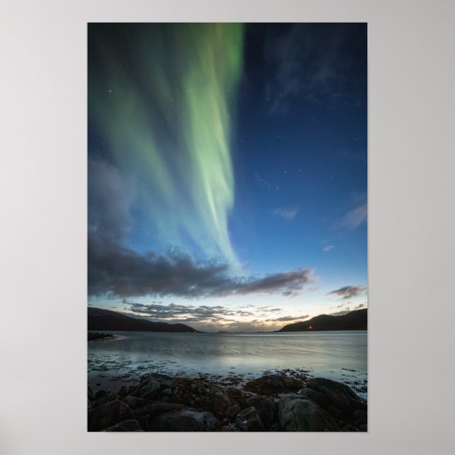 Northern Lights in Norway Poster (Front)