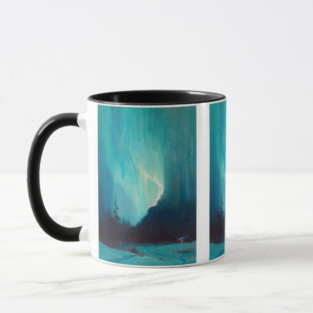 Northern Lights, Juneau, Alaska by Sydney Laurence Mug (Left)