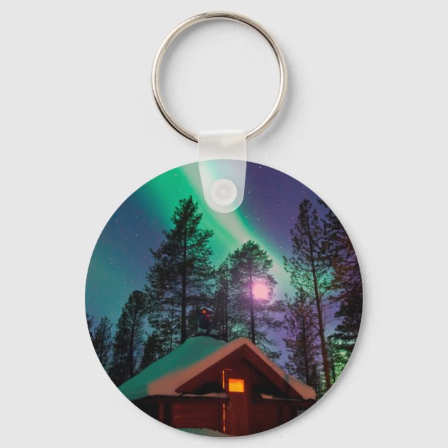 Northern Lights Key Ring (Front)