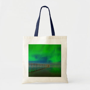 Northern Lights Lake Winnipeg Canada, Manitoba Tote Bag