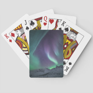 Northern Lights Landscape Photo Playing Cards