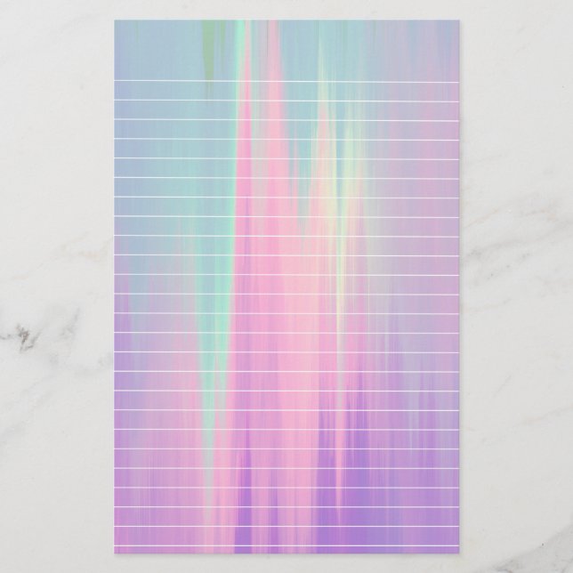 Northern Lights Lined Paper (Front)