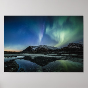 Northern Lights Lofoten Poster