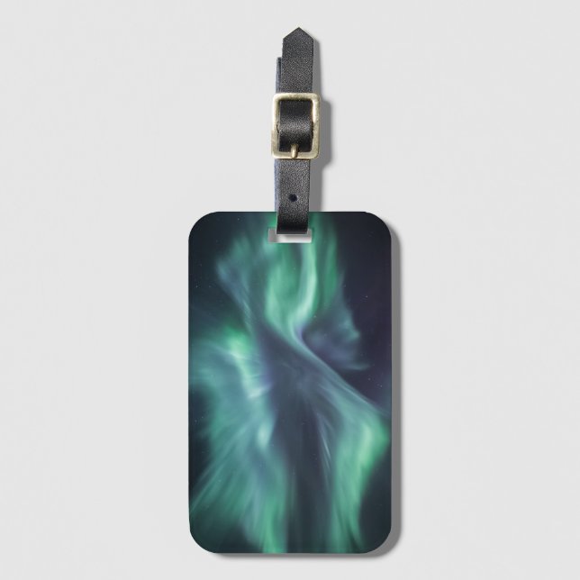 Northern Lights Luggage Tag (Front Vertical)