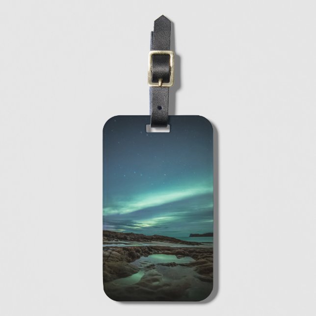 Northern Lights Luggage Tag (Front Vertical)