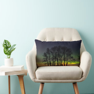 Northern Lights   Manitoba Canada Grande Pointe Lumbar Cushion