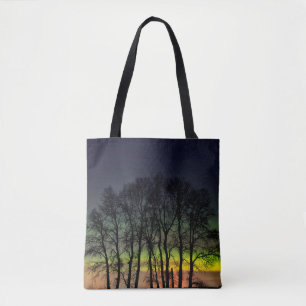 Northern Lights   Manitoba Canada Grande Pointe Tote Bag
