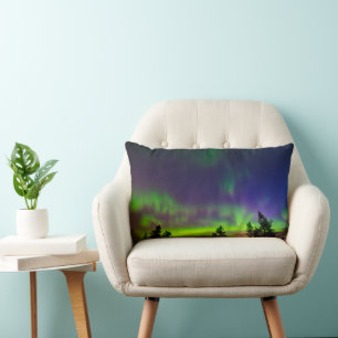 Northern Lights Manitoba Canada Lumbar Cushion