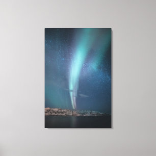 Northern Lights Milky Way Canvas Print