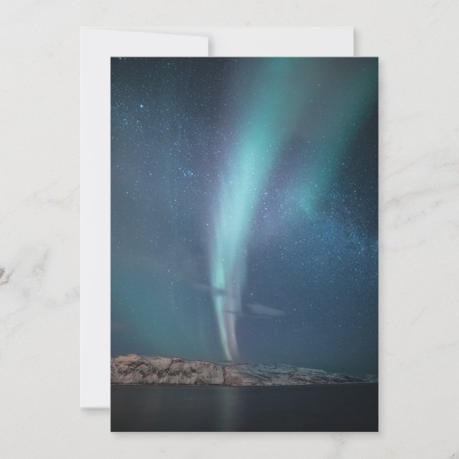 Northern Lights Milky Way Card (Front)