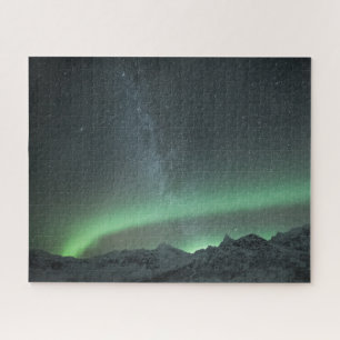 Northern Lights Milky Way Jigsaw Puzzle