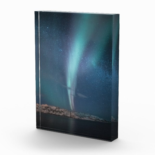 Northern Lights Milky Way Photo Block (Right)