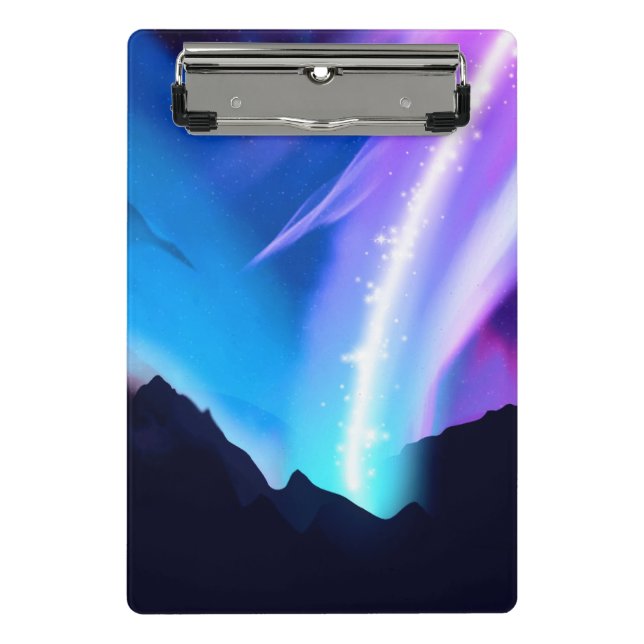 Northern Lights Mini Clipboard (Front)