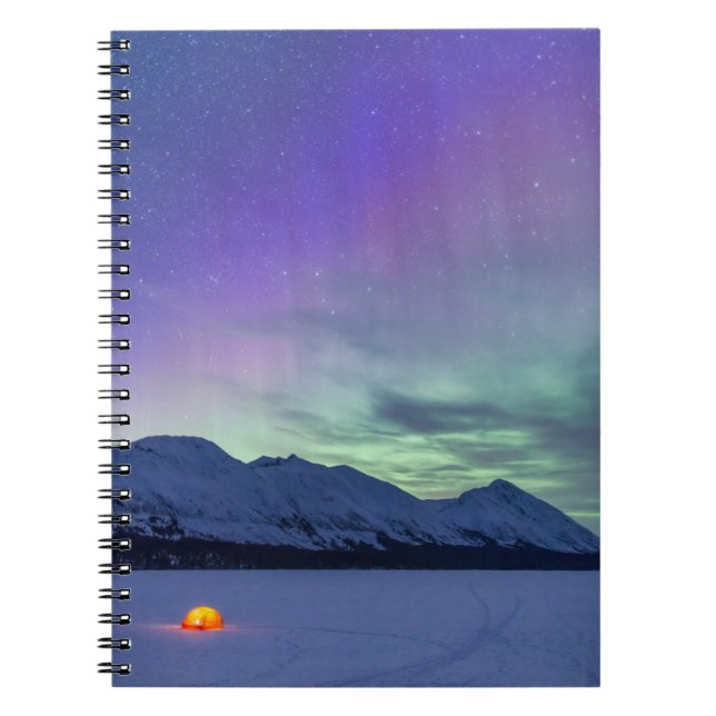 Northern Lights Moose Pass | Kenai Peninsula Notebook (Front)