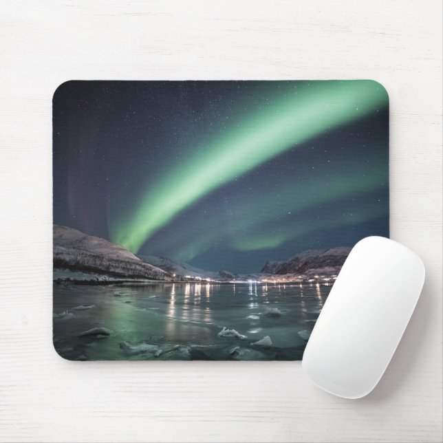 Northern Lights Mouse Pad (With Mouse)