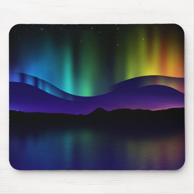 Northern Lights Mouse Pad (Front)