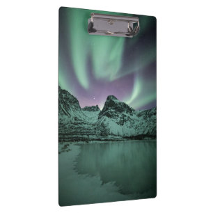 Northern Lights Nature Photo Clipboard