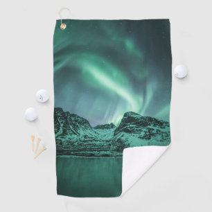 Northern Lights Nature Photo Golf Towel