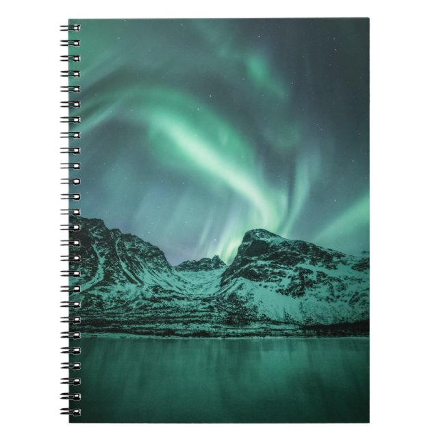 Northern Lights Nature Photo Notebook (Front)