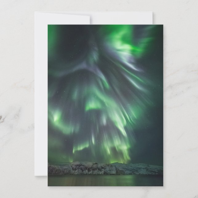 Northern Lights Night Sky Card (Front)