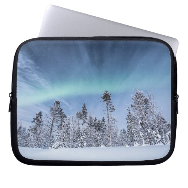Northern Lights North Norway Laptop Sleeve (Front)