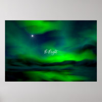 Northern Lights North Star Be Bright Quote