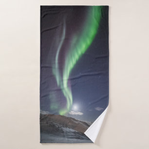 Northern Lights Norway Bath Towel