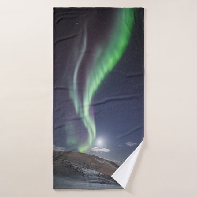 Northern Lights Norway Bath Towel (Bath Towel)