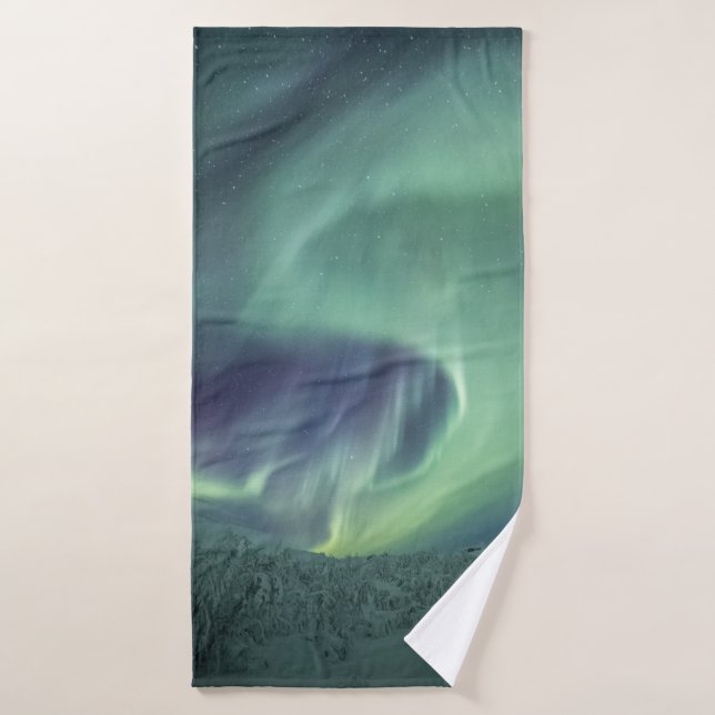 Northern Lights Norway  Bath Towel (Bath Towel)