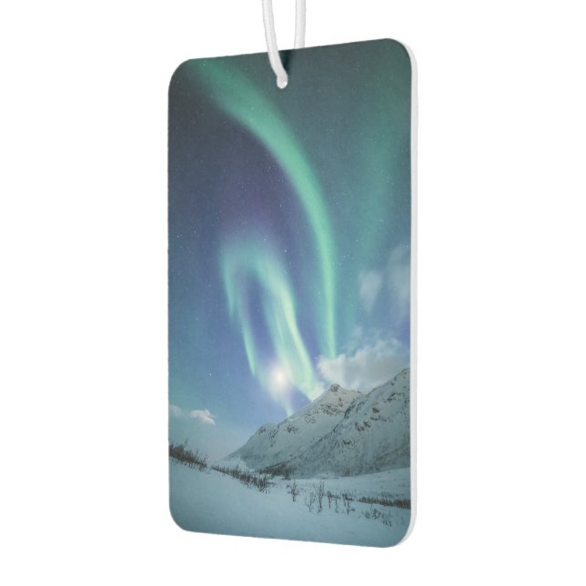 Northern Lights Norway Car Air Freshener (Left)