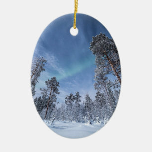 Northern Lights Norway Ceramic Ornament