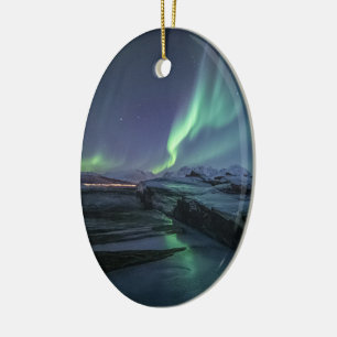 Northern Lights Norway Ceramic Ornament