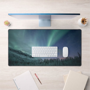 Northern Lights Norway Desk Mat