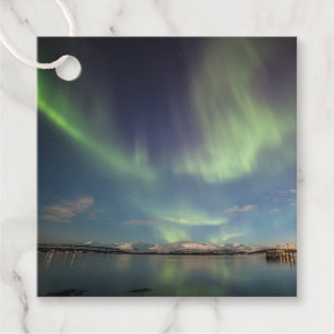 Northern Lights Norway Favour Tags