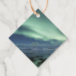 Northern Lights Norway Favour Tags
