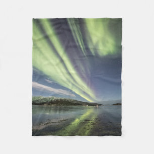 Northern Lights Norway Fleece Blanket