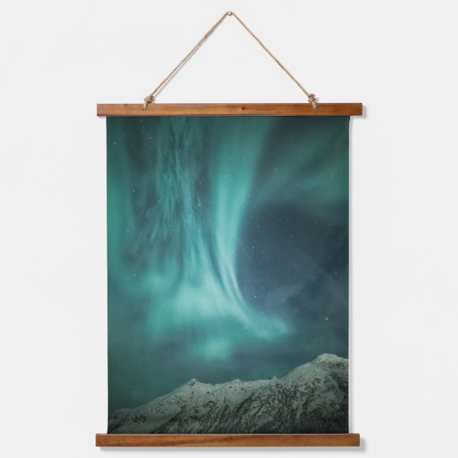 Northern Lights Norway Hanging Tapestry (Front)