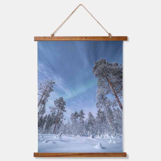 Northern Lights Norway Hanging Tapestry (Front)