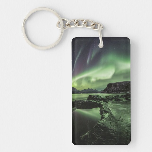 Northern Lights Norway Key Ring (Front)