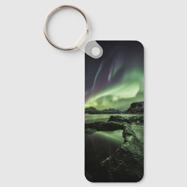 Northern Lights Norway Key Ring (Front)