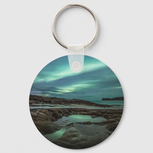 Northern Lights Norway Key Ring (Front)