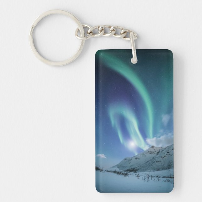 Northern Lights Norway Key Ring (Front)