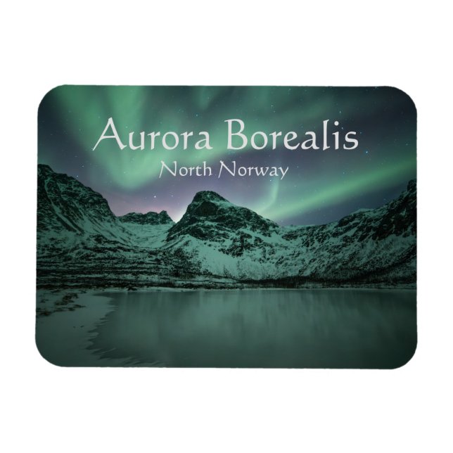 Northern Lights Norway Magnet (Horizontal)