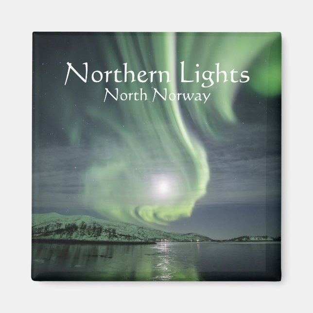 Northern Lights Norway Magnet (Front)